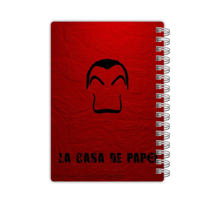 دفترچه یادداشت 50 برگ مدل Money Heist کد 2110