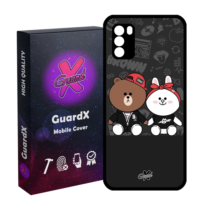 کاور گارد ایکس طرح Friends مدل Glass10127 مناسب برای گوشی موبایل شیائومی Poco M3