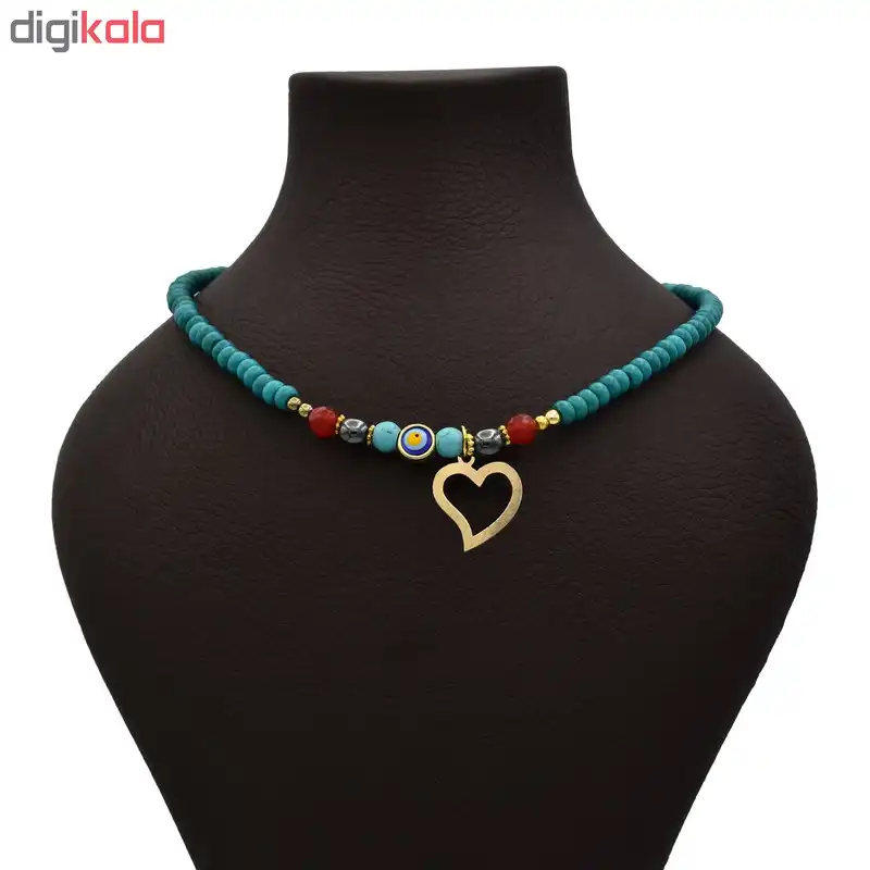 گردنبند طلا 18 عیار زنانه الن نار مدل قلب LN5402987