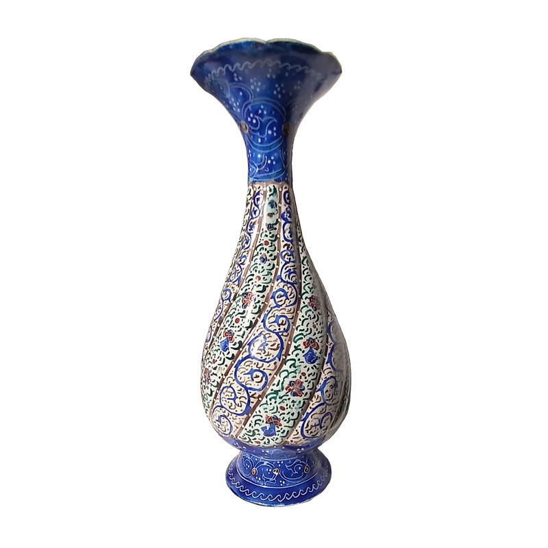 گلدان میناکاری مدل گل کد 20