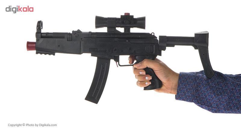 تفنگ اسباب بازی مدل ASSAULT SUBMACHINE GUN کد AK45-1