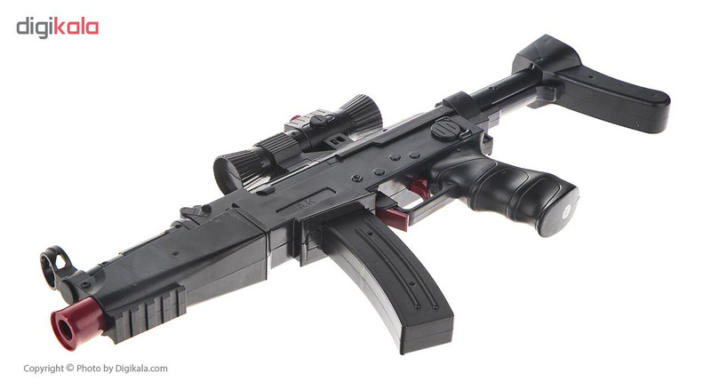تفنگ اسباب بازی مدل ASSAULT SUBMACHINE GUN کد AK45-1