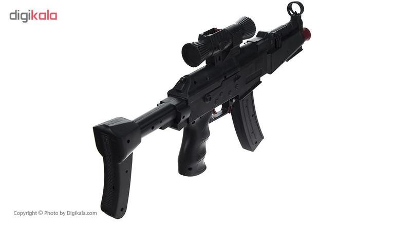 تفنگ اسباب بازی مدل ASSAULT SUBMACHINE GUN کد AK45-3
