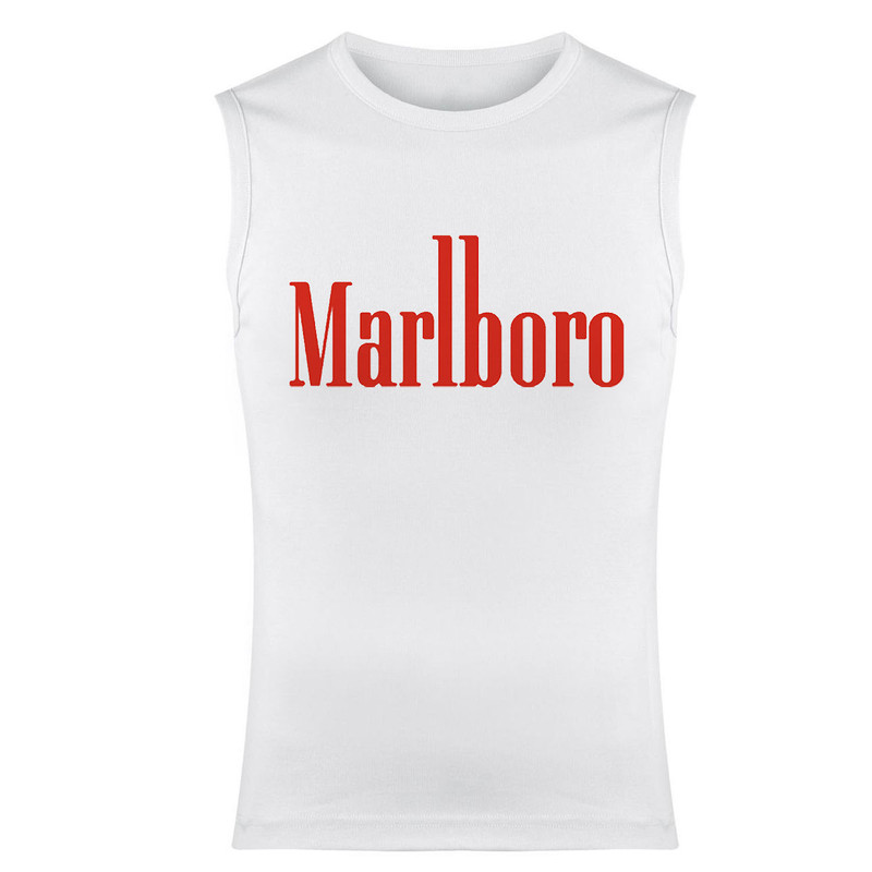 تاپ مردانه مدل   SH13 marlboro رنگ سفید 