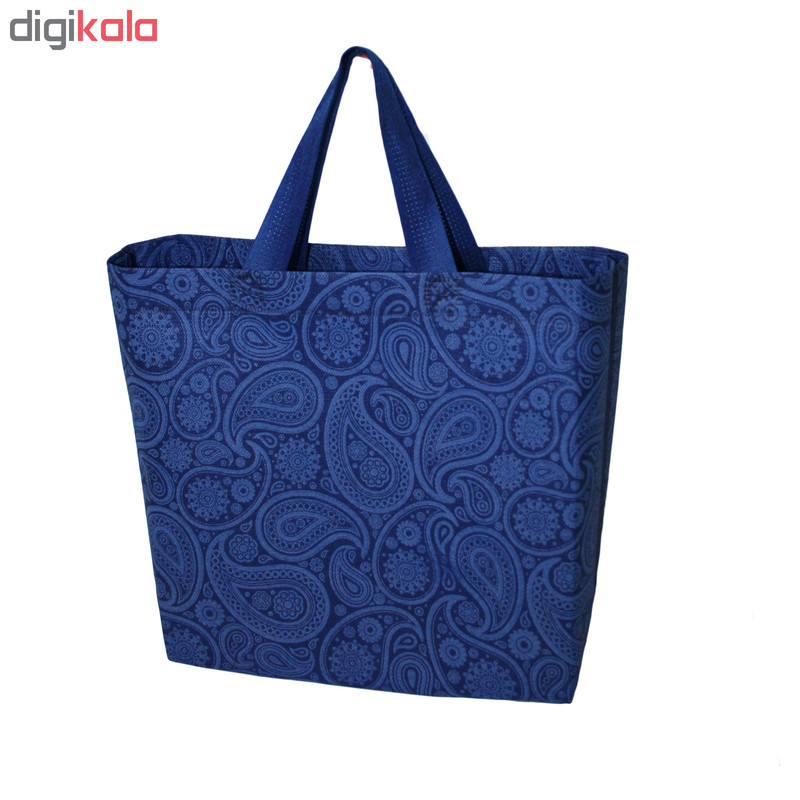 ساک دستی دوست دار محیط زیست رنگ آبی کاربنی