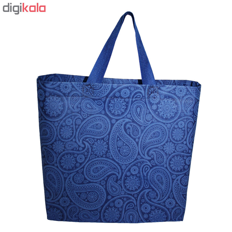 ساک دستی دوست دار محیط زیست رنگ آبی کاربنی