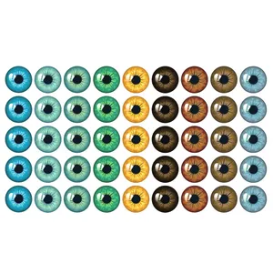 چشم عروسک مدل لنزی 7 میل کد 10 مجموعه 45 عددی 