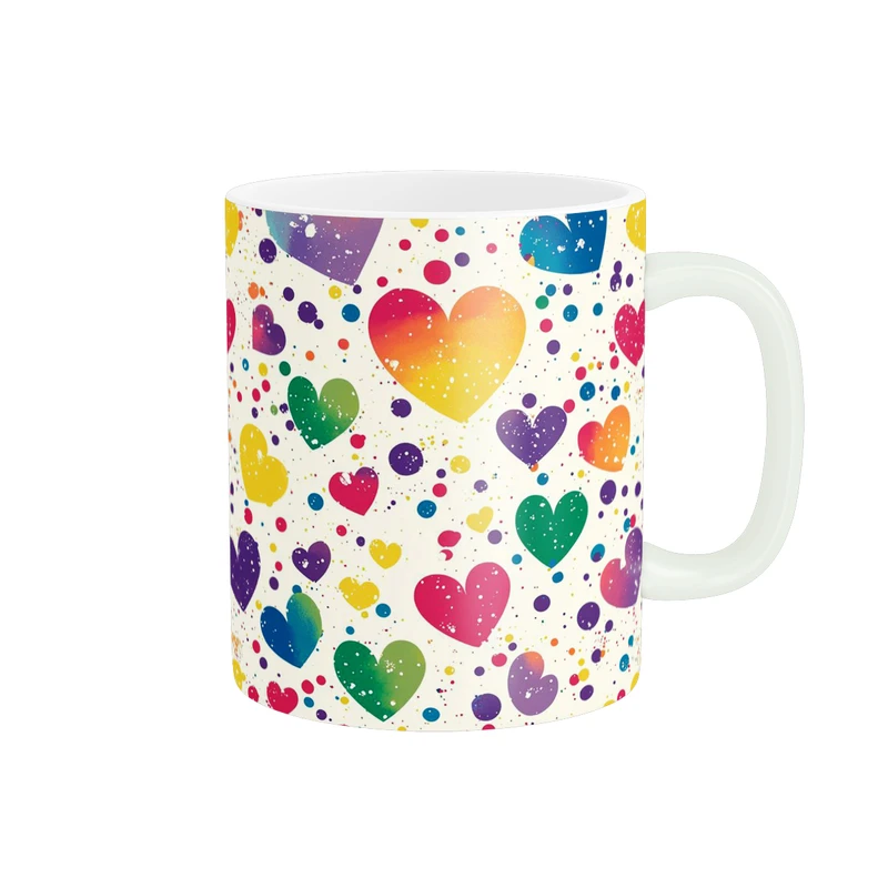 ماگ پاد آفرین طرح قلب کد 1380