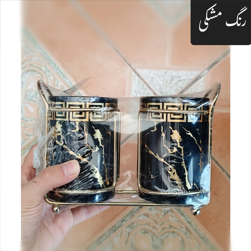 جاقاشقی مدل دو قلو طرح ماربل کد 9