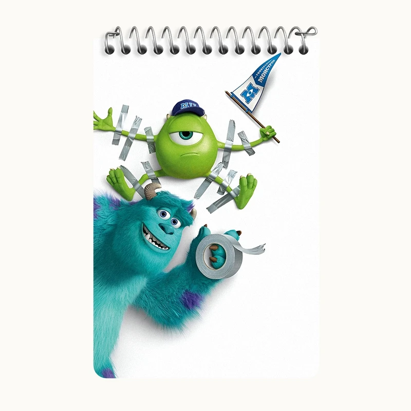 دفتر یادداشت 50 برگ خندالو طرح کارخانه هیولاها کد F3762