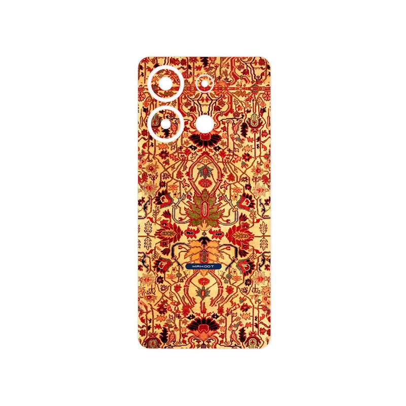 برچسب پوششی ماهوت مدل Persian_Carpet_Yellow مناسب برای گوشی موبایل شیائومی Redmi Note 13 4G