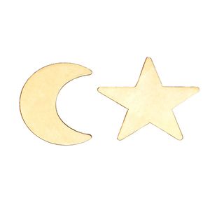 گوشواره زنانه مدل ماه و ستاره