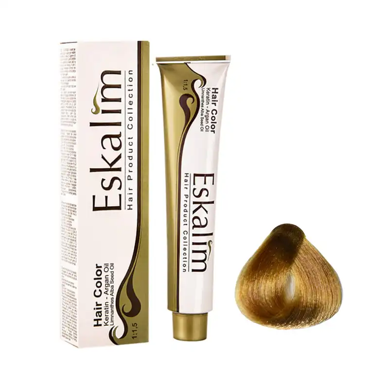 رنگ مو اسکالیم شماره 7.3 حجم 100 میلی لیتر رنگ بلوند طلایی متوسط