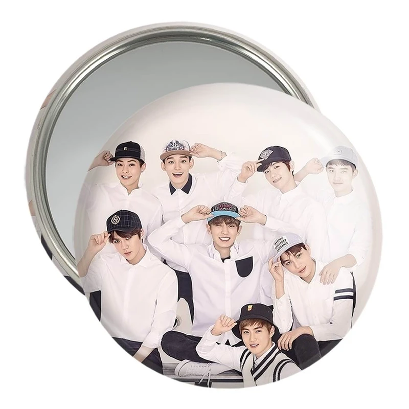 آینه جیبی خندالو مدل گروه اکسو EXO  کد 13642