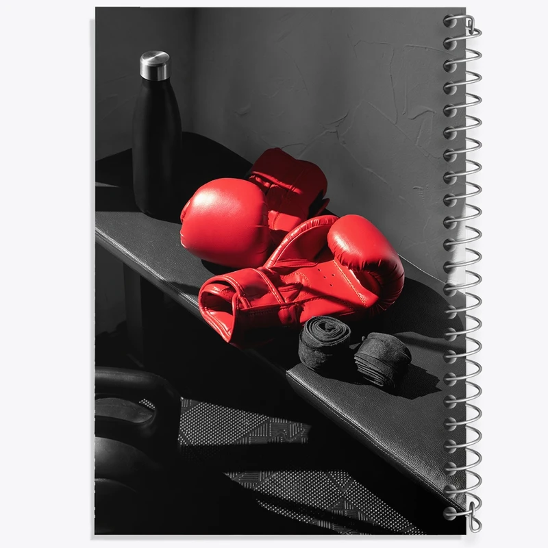 دفتر مشق 100 برگ خندالو طرح بوکس (Boxing) کد F1469