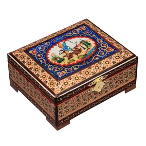 جعبه جواهرات خاتم کاری کد 3-70062