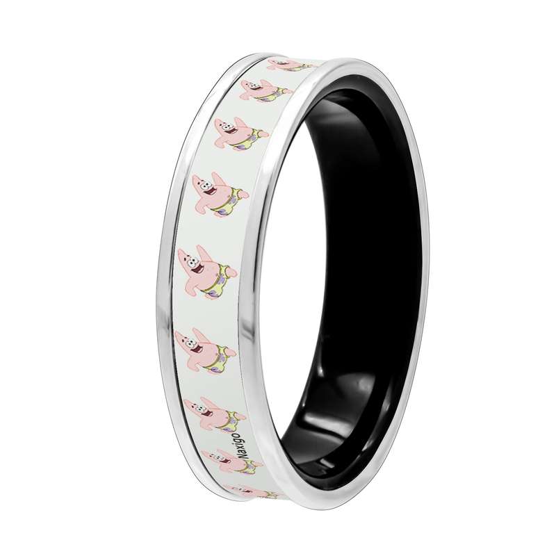 انگشتر ناکسیگو مدل شب تاب طرح پاتریک کد RB15515