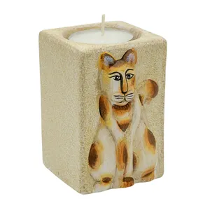 جاشمعی مدل برجسته طرح پلنگ