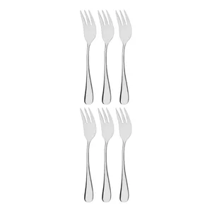 چنگال میوه خوری رزالی مدل زولینگن مجموعه 6 عددی