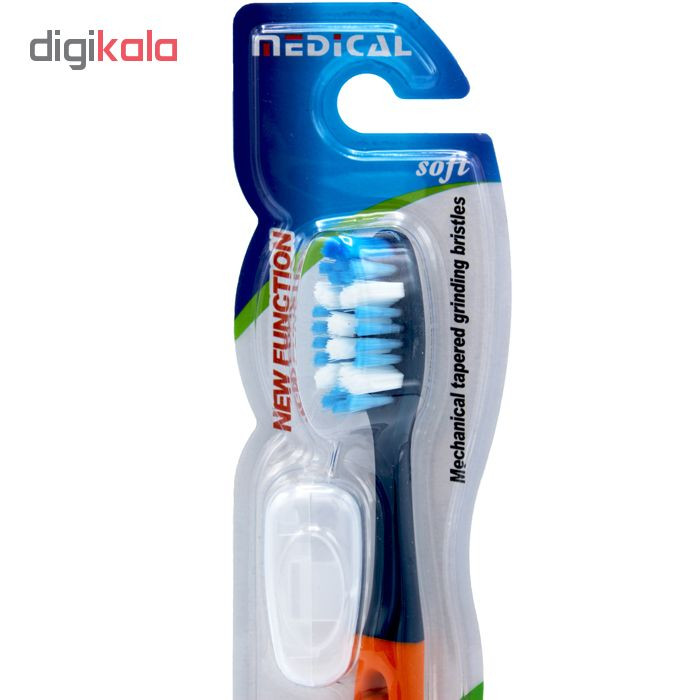 مسواک مدیکال مدل دیاموند k-321A با برس نرم مسواک مدیکال مدل دیاموند k-321A با برس نرم