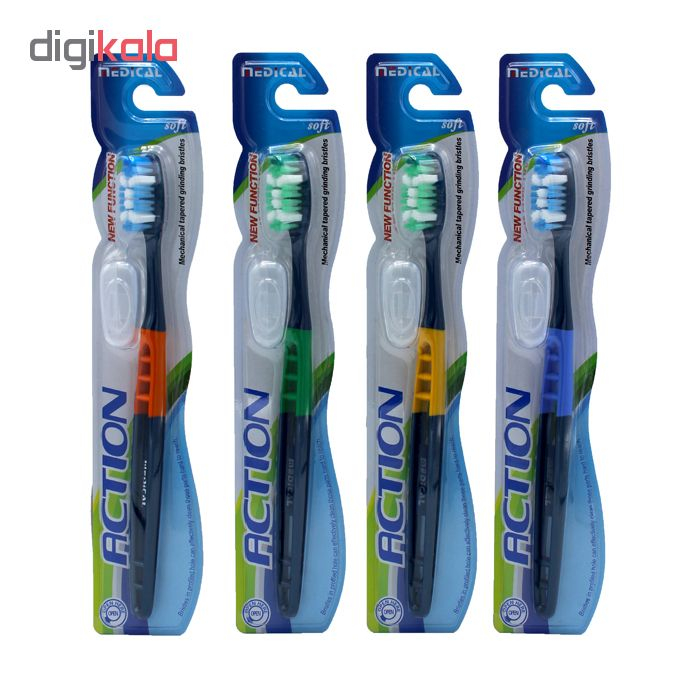 مسواک مدیکال مدل دیاموند  k-321A با برس نرم