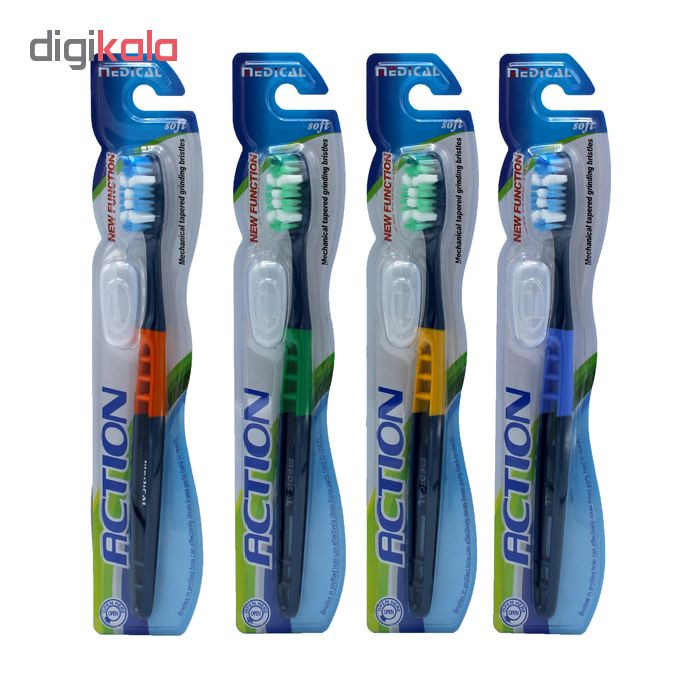 مسواک مدیکال مدل دیاموند k-321A با برس نرم مسواک مدیکال مدل دیاموند k-321A با برس نرم