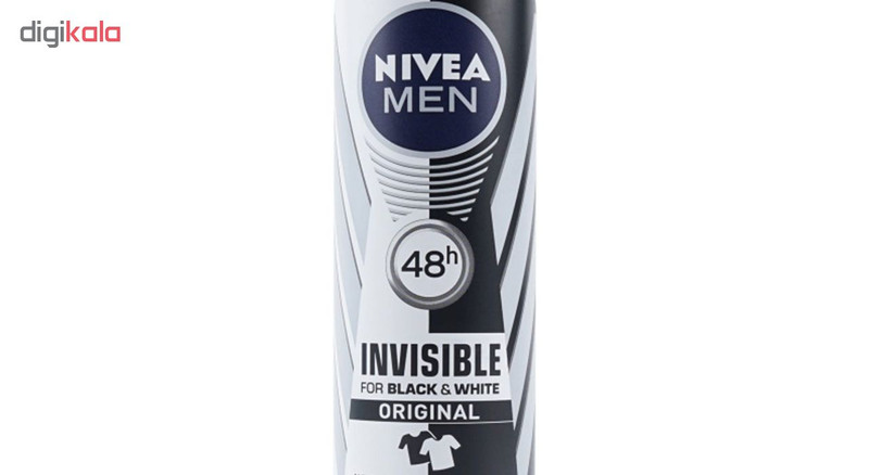 اسپری مردانه نیوآ مدل Invisible Black and White Original حجم 150 میلی لیتر