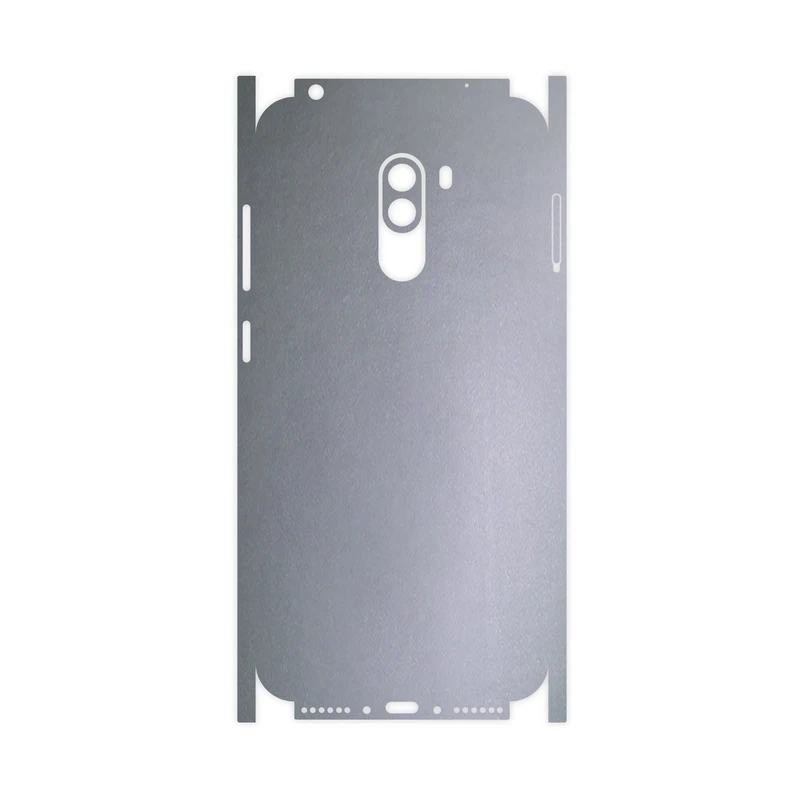 برچسب پوششی ماهوت مدل Matte-Silver-FullSkin مناسب برای گوشی موبایل شیائومی Pocophone F1