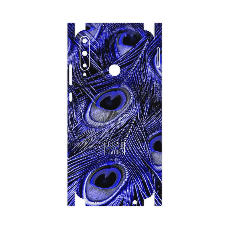 برچسب پوششی ماهوت مدل Purple Feather-FullSkin مناسب برای گوشی موبایل هوآوی Y7p