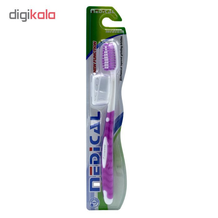 مسواک مدیکال مدل اولترا وایت Y-505A با برس متوسط