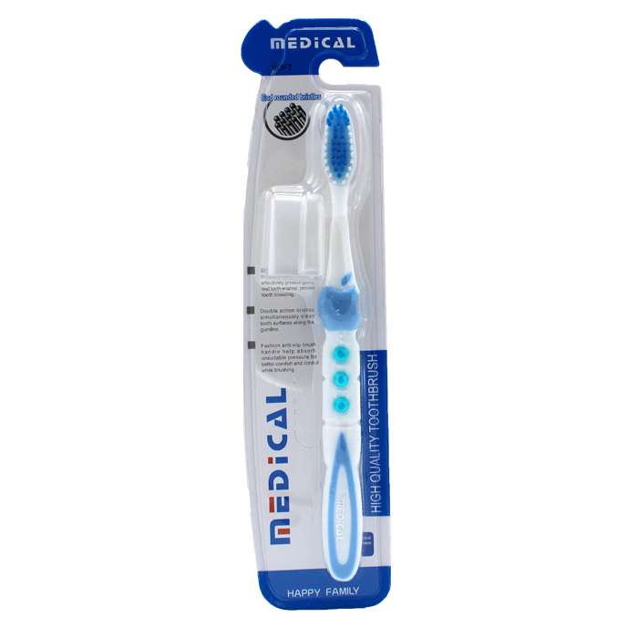 مسواک مدیکال مدل M-608 اپل پلاس با برس نرم مسواک مدیکال مدل M-608 اپل پلاس با برس نرم