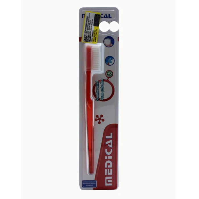 مسواک مدیکال مدل 411 Sensitive Relife Gum Protection با برس متوسط