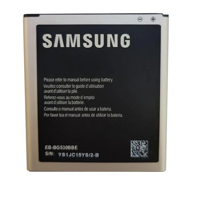 باتری موبایل سامسونگ مدل EB-BG530BBC با ظرفیت 2600 میلی آمپر ساعت مناسب برای گوشی موبایل سامسونگ J3