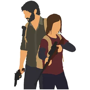 استیکر لپ تاپ طرح The Last of Us کد ST1848