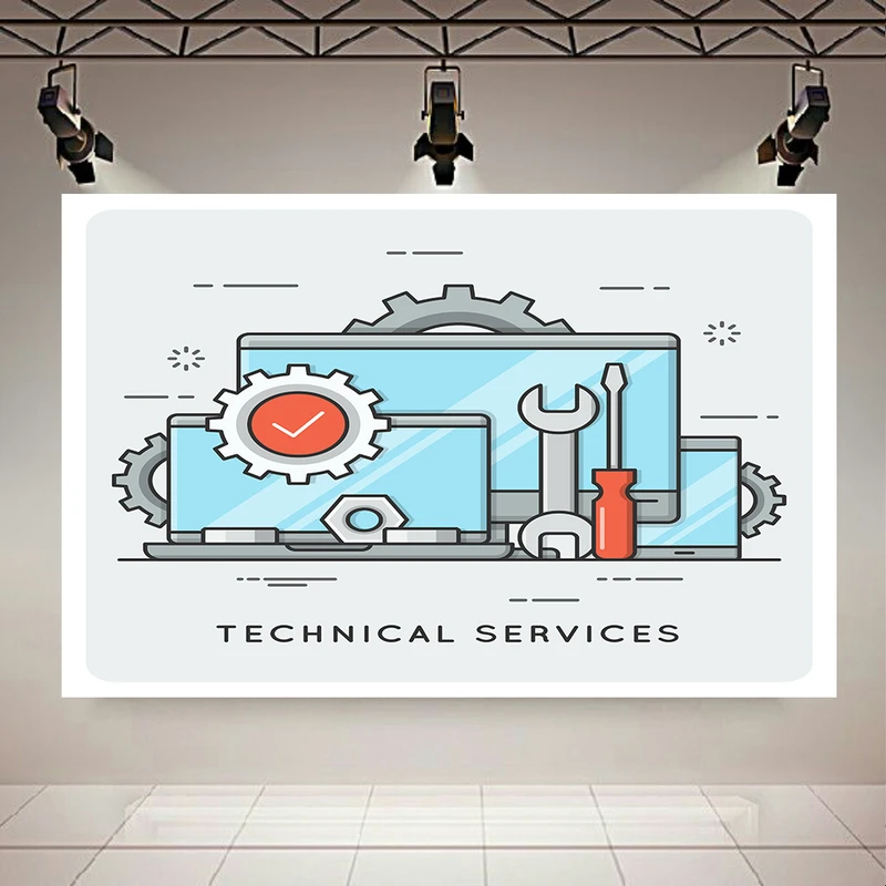 پوستر طرح تعمیرات مدل سرویس تکنیکال کد PD131004