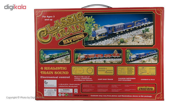 قطار اسباب بازی مدل HOLIDAY EXPRESS کد YY-015A