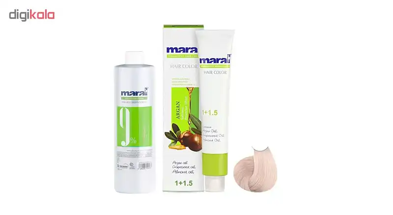 کیت رنگ مو مارال سری هایلایت شماره 12.18 رنگ عروسکی رویال