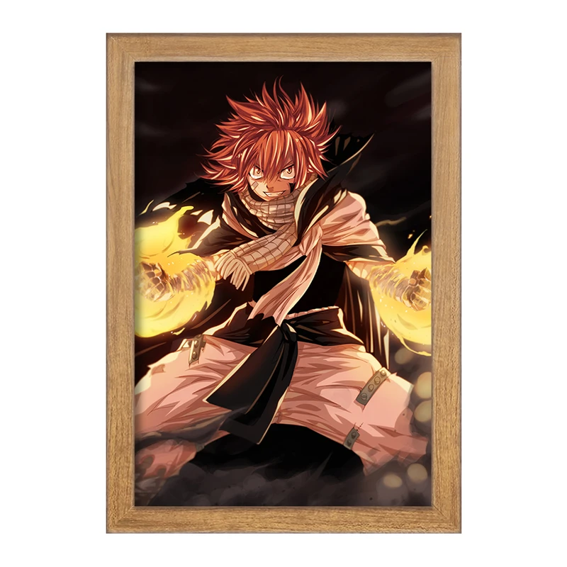 تابلو خندالو مدل ناتسو انیمه فری تیل Fairy Tail  کد 16526