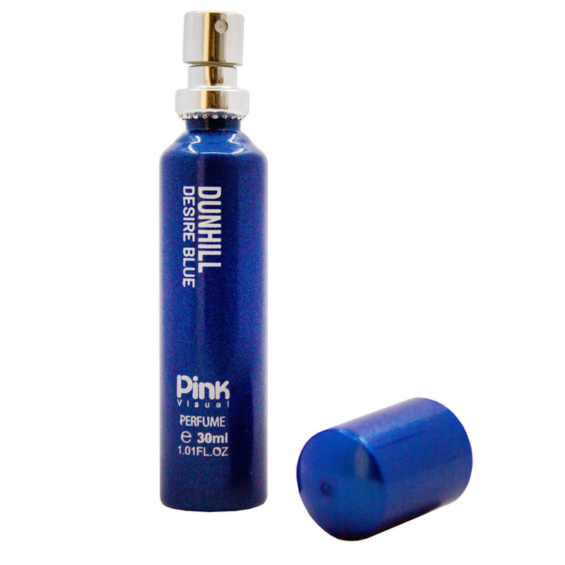 عطر جیبی زنانه پینک ویژوآل مدل Dunhill Desire Blue حجم 30 میلی لیتر
