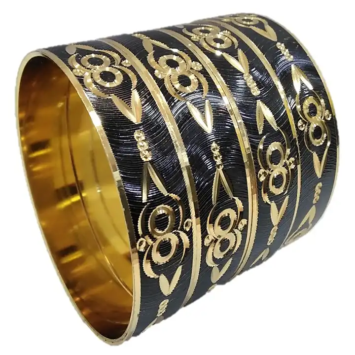 النگو زنانه مدل هندی کد glsr-22700 مجموعه 4 عددی