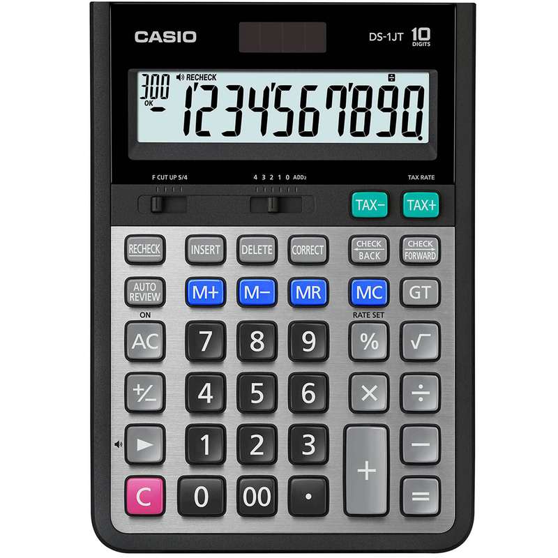 ماشین حساب کاسیو مدل DS-1JT ماشین حساب کاسیو مدل DS-1JT