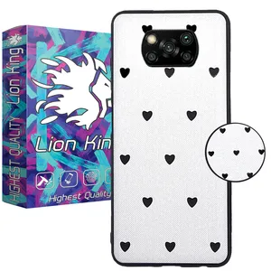   کاور لاین کینگ مدل جودون قلبی مناسب برای گوشی موبایل شیائومی Poco X3 / X3 Pro به همراه پایه نگهدارنده