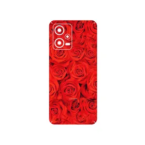 MAHOOT Red_Flower Cover Sticker for Xiaomi Redmi Note 12 5G