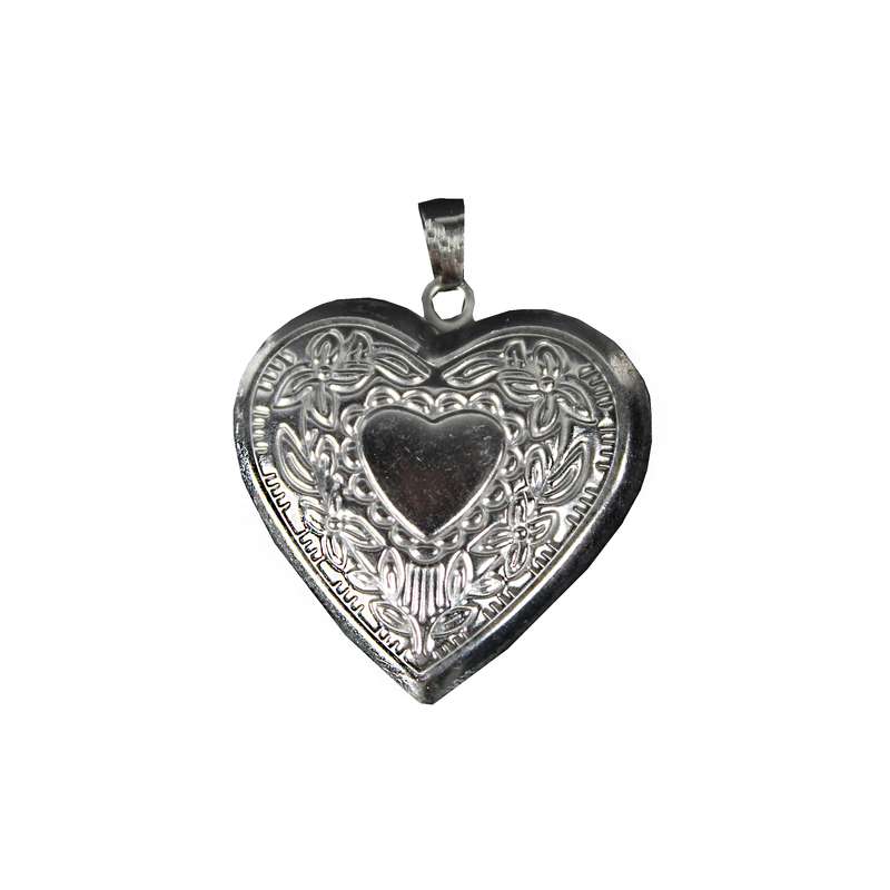 آویز گردنبند زنانه مدل لاکت قاب عکسی طرح قلب