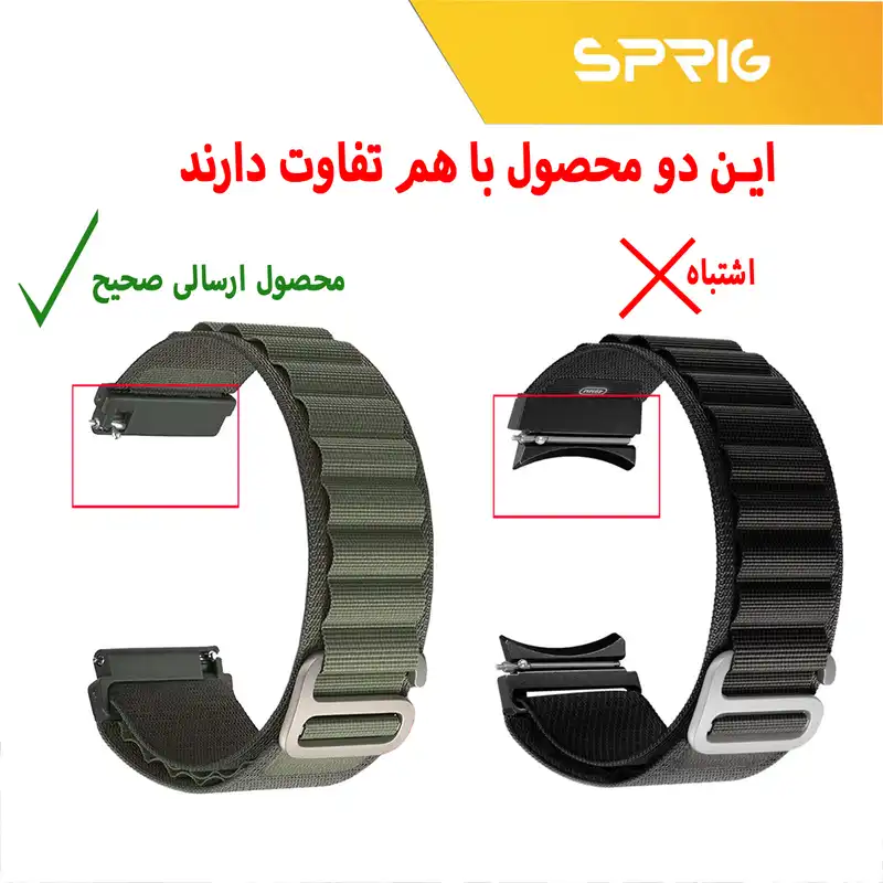 بند اسپریگ مدل Loop Alpine TW مناسب برای ساعت هوشمند میبرو  X1 / A1