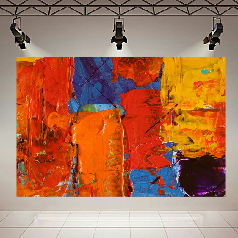 تابلو بوم طرح مخمل نقاشی مدرن مدل آبرنگ کد AR3058515