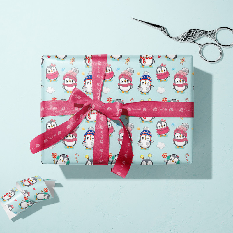 کاغذ کادو صدفی طرح شادی بسته 2 عددی