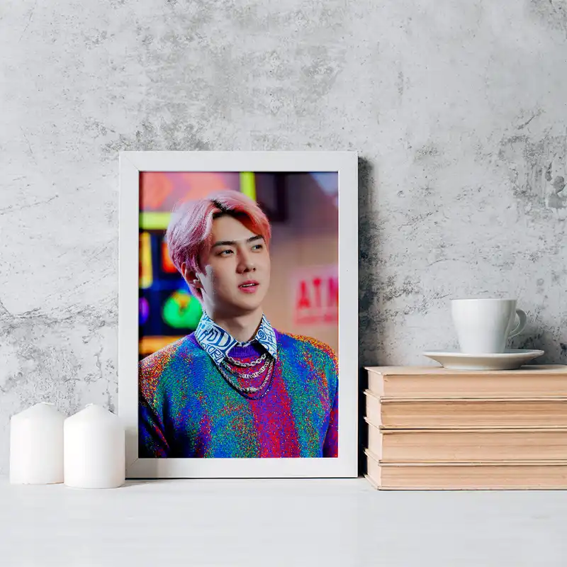 تابلو خندالو مدل سهون گروه اکسو EXO کد 16811