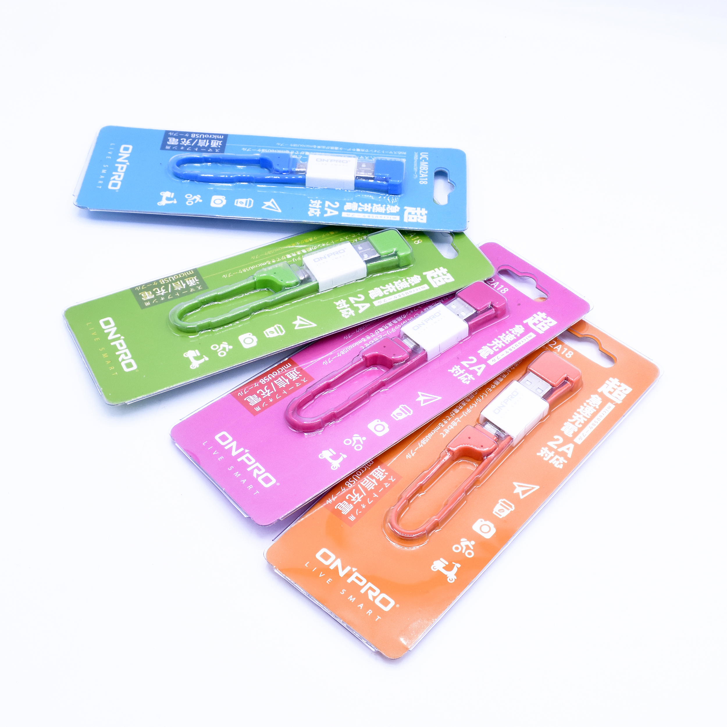کابل تبدیل USB به microUSB آنپرو مدل UC-Micro طول 0.18 متر