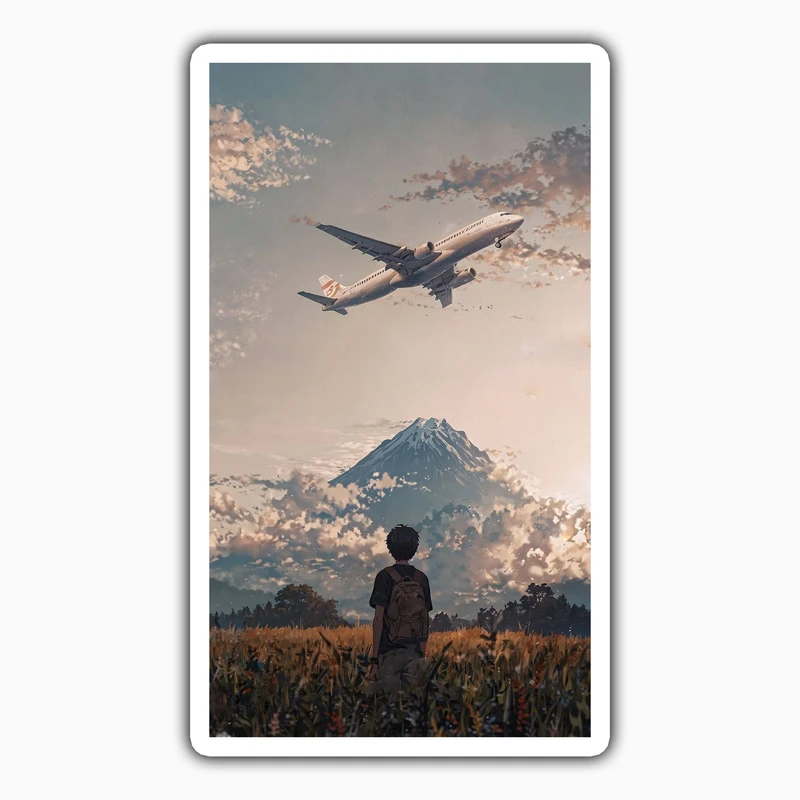 استیکر لپ تاپ و موبایل بووم طرح پسرانه کد LM33